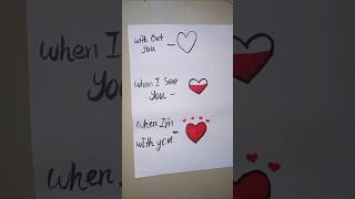 Heart Filling Love Art for BF/GF❤️#viral #diy #art #handmade