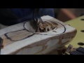 Изготовление куксы из сырой березы Carving kuksa from green wood birch