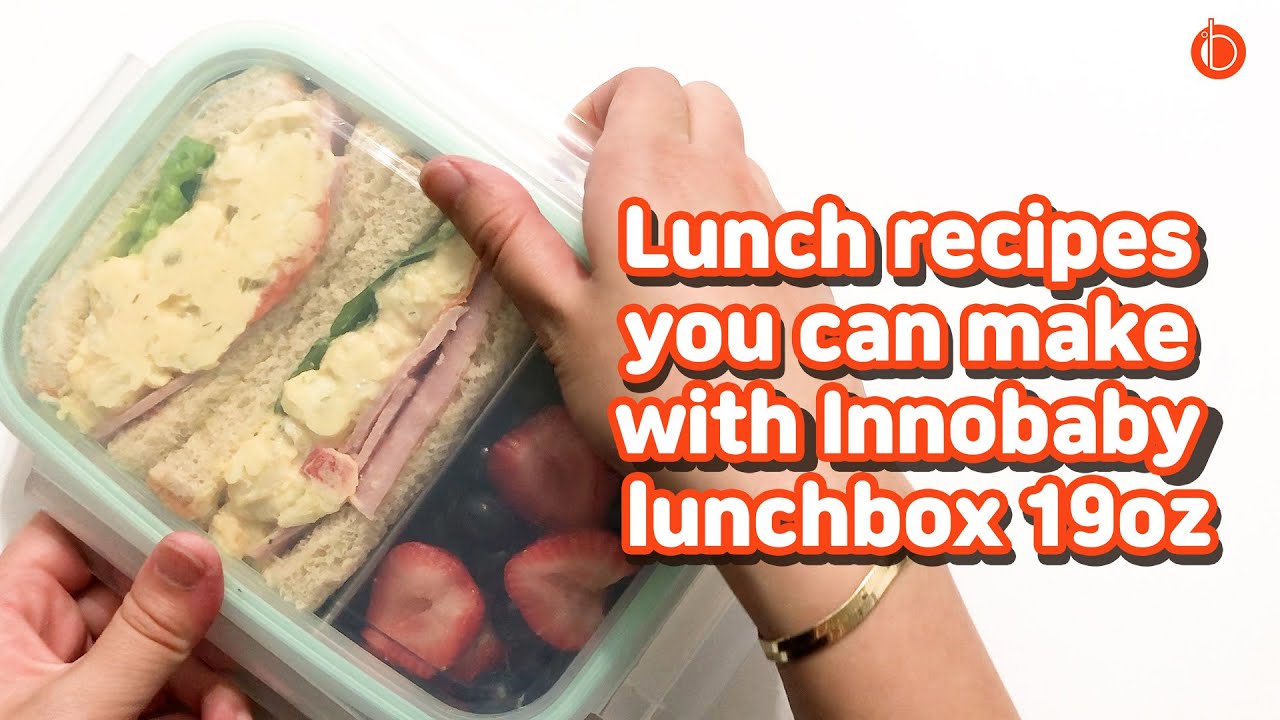 Innobaby Keepin' Fresh Stainless Steel Divided Bento Snack Box