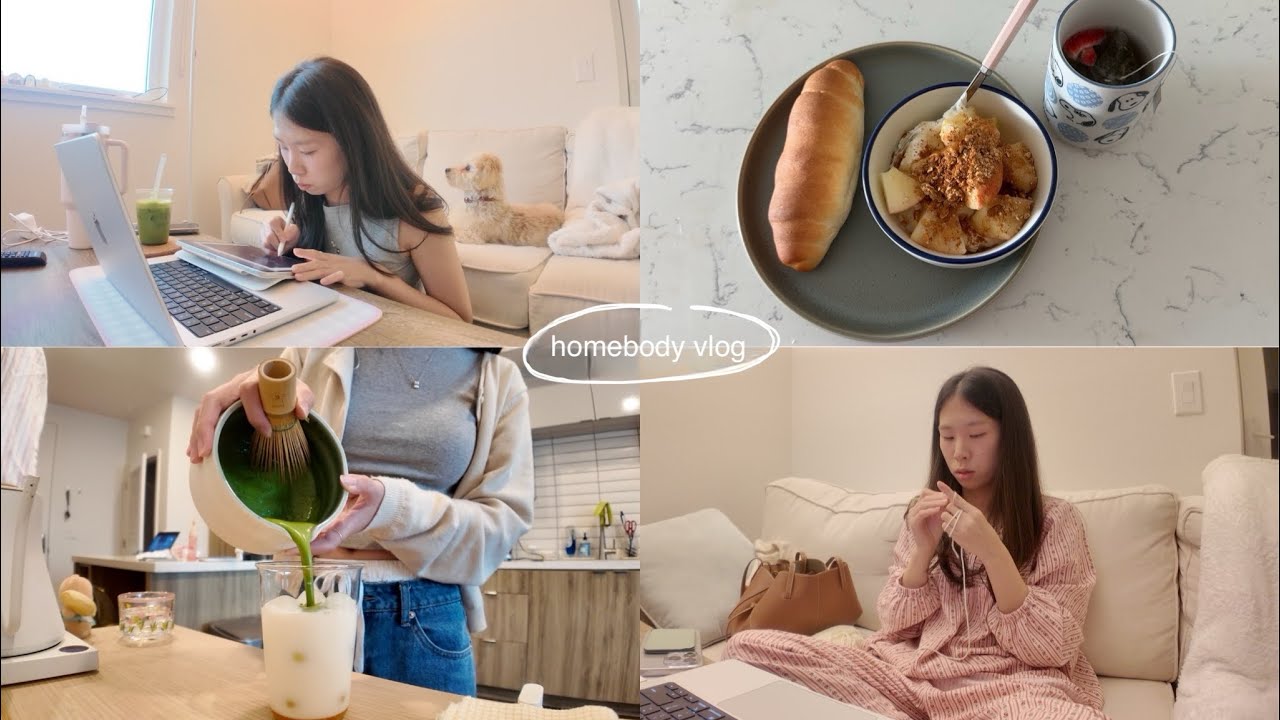 living alone diaries 🏡 baking korean salt bread, more crocheting, productive life