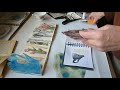 How to make a mixed media collage sketchbook with Cas Holmes