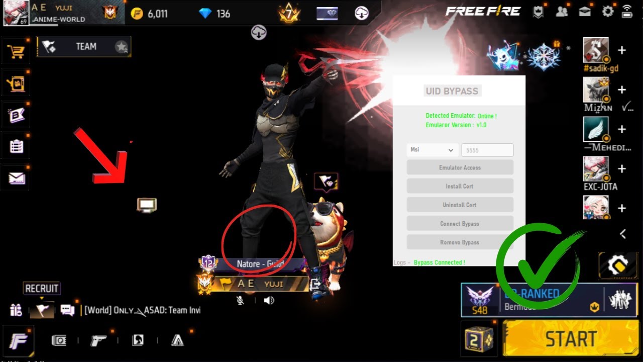 NEW UPDATE PC EMULATOR UID BYPASS 💻 FOR FREE FIRE ! 100% ANTIBAN | FREE FIRE PC PANEL ✨OB51 SAFE ⚡