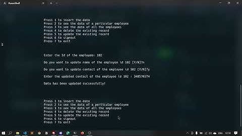 Employee Data Management System in C++ with source code. #cpp #projects #commandprompt