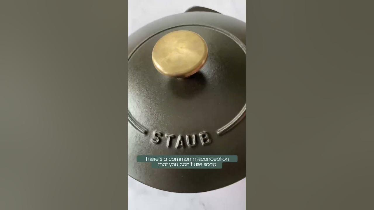 how-to-clean-staub-cast-iron-youtube