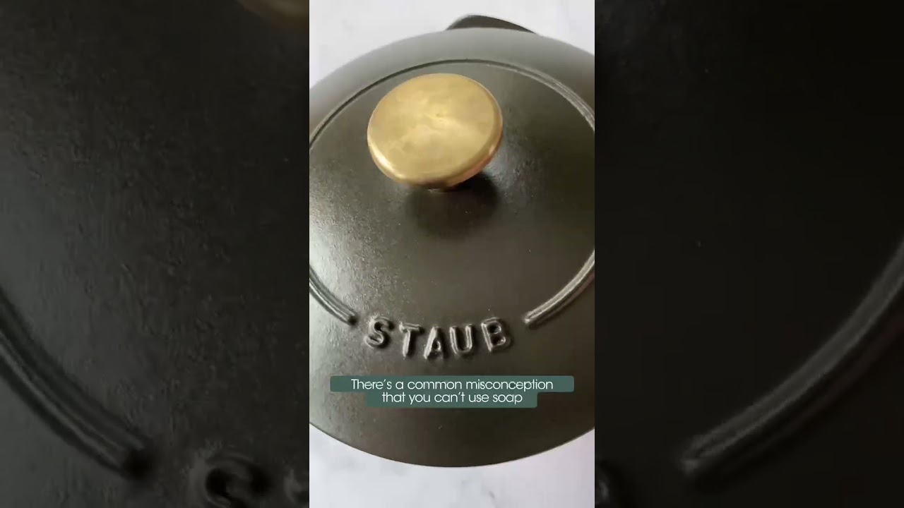 Help with sticking/cleaning the 11” skillet? : r/staub