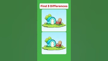 Only 7% Genius Can Find 3 Differences 🥸 #findthedifferences #quiz #spotthediference