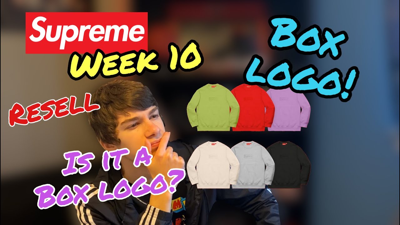 Supreme Box Logo Crewnecks Dropping Week 10! (SS20) - YouTube