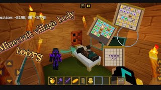 Minecraft village body crazy LooTs 1.19  😱👇🏽👇🏽