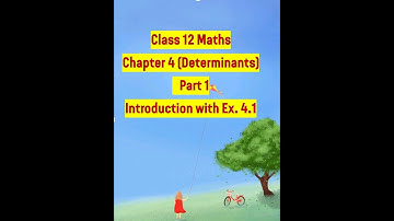 Class 12 maths/ chapter 4 (Determinants)/ Part 1