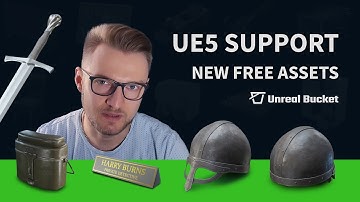 UE5 support + New Free Assets Drop || Unreal Bucket update