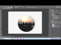 How to put a picture in a circle shape using Photoshop
