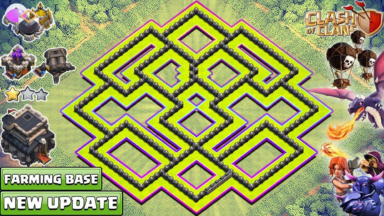 new town hall 9 farming base 2018 best th9 base 2018 clash of