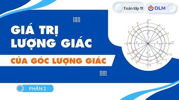 Giá trị lượng giác của góc lượng giác - Phần 2 - Toán lớp 11 mới - OLM.VN