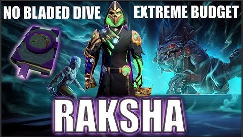 Extremely LOW BUDGET Raksha Guide! No Bladed Dive! No Food! Rs3 PVM
