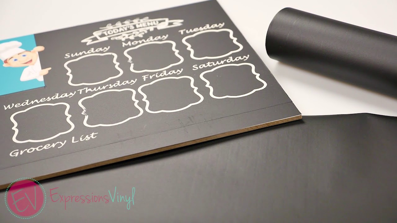 Chalkboard Adhesive Vinyl Expressions Vinyl YouTube