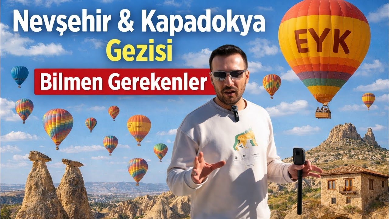 Nevşehir Gezilecek Yerler / Kapadokya’yı Geziyoruz.
