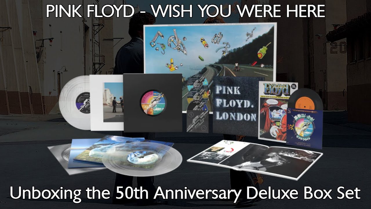 Распаковка юбилейного бокс-сета Pink Floyd - Wish You Were Here, посвященного 50-летию альбома | ...