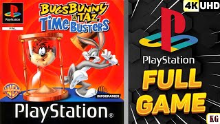 Bugs Bunny & Taz Time Busters Ps1 4K60ᶠᵖˢ Uhd 100% Longplay Walkthrough Full Movie Game