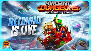 Minecraft Dungeons Howling Peaks  - מתחילים את הדיאלסי השלישי!!!! [live🔴]
