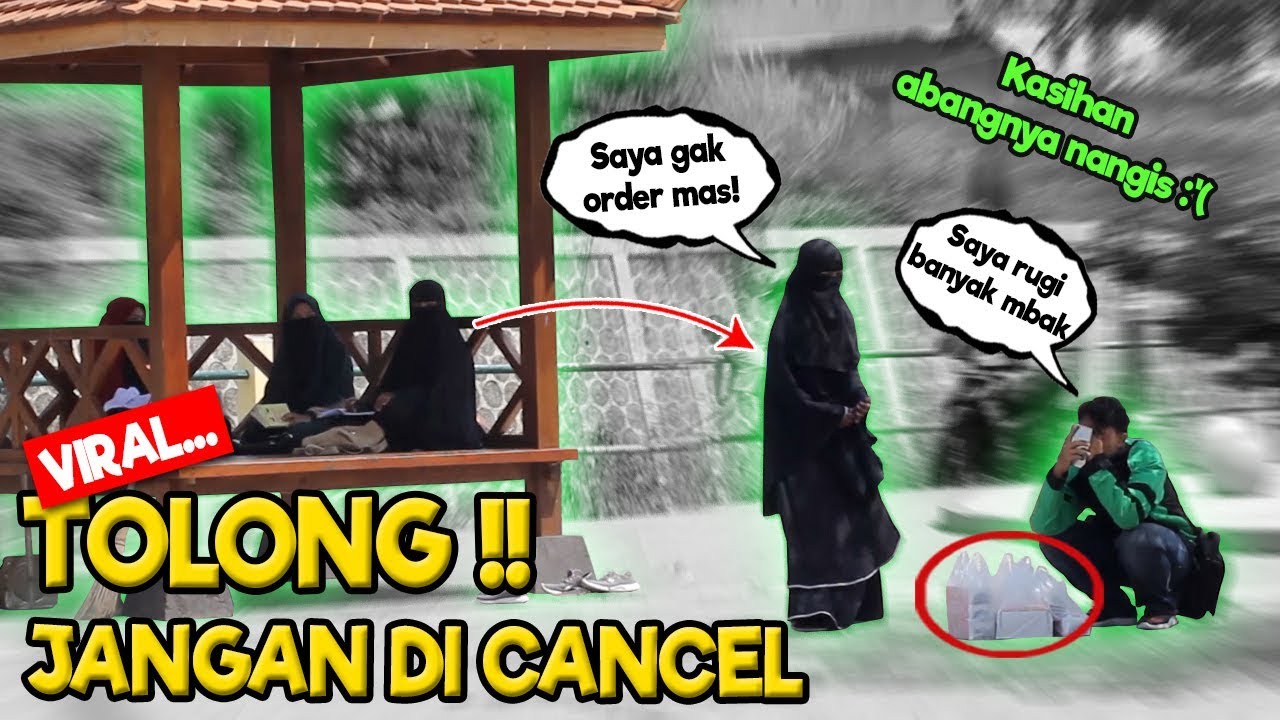 SOCIAL EXPERIMENT | VIRAL OJOL NANGIS DI CANCEL, CEWEK CADAR INI BAIK DAN PEDULI