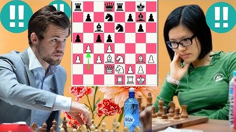 Magnus Carlsen vs Hou Yifan 28