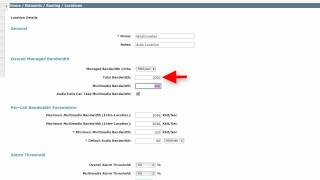 Configuring Video Call Admission Control (CAC) for Avaya Session Manager 6.1