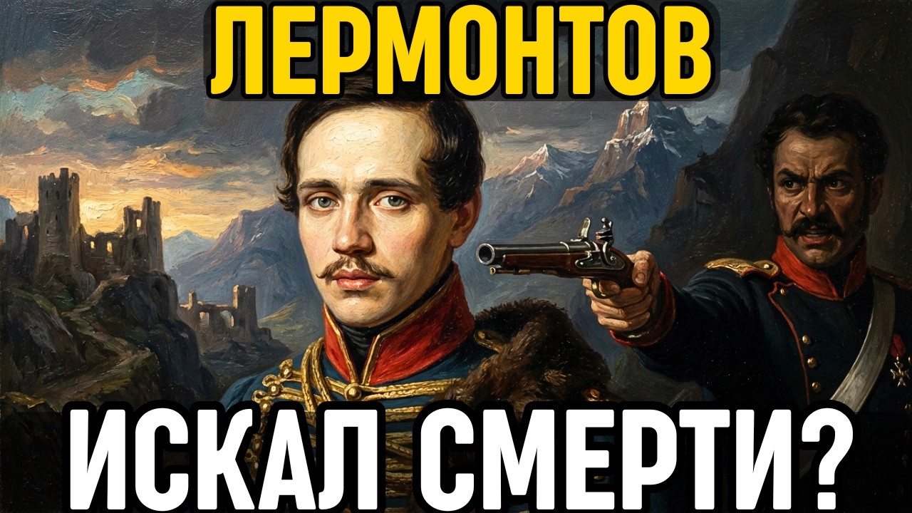 ЛЕРМОНТОВ: Как он ПРЕДСКАЗАЛ свою смерть, но смеялся над СУДЬБОЙ и погиб в 26 ЛЕТ!