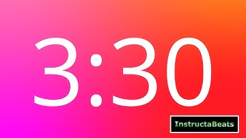 3 Minute 30 Second Timer Countdown - Colorful