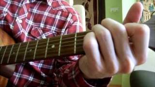 lekcja 10 - elektryczne gitary czowiek z liciem na prostych chwytach gitara