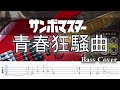 【TAB譜付ベース】サンボマスター 青春狂騒曲【弾いてみた・ベースカバー】BassCover ※演奏動画なし