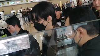 Lee Min-ho @ NAIA terminal 1 Departure #kpop #leeminho #philippines #airport #viral #trending