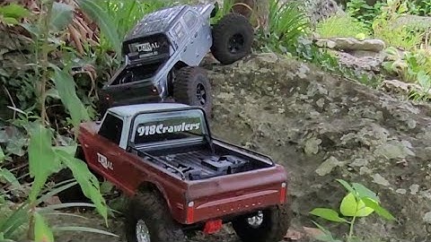 PC3D Stagedive & @BrazinScaleRC  Mullet - Fun Run 12 Gates #rccrawler #jconcepts @punkscustom3d