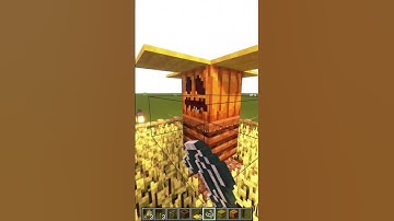Minecraft: Scarecrow Tutorial #minecraftshorts