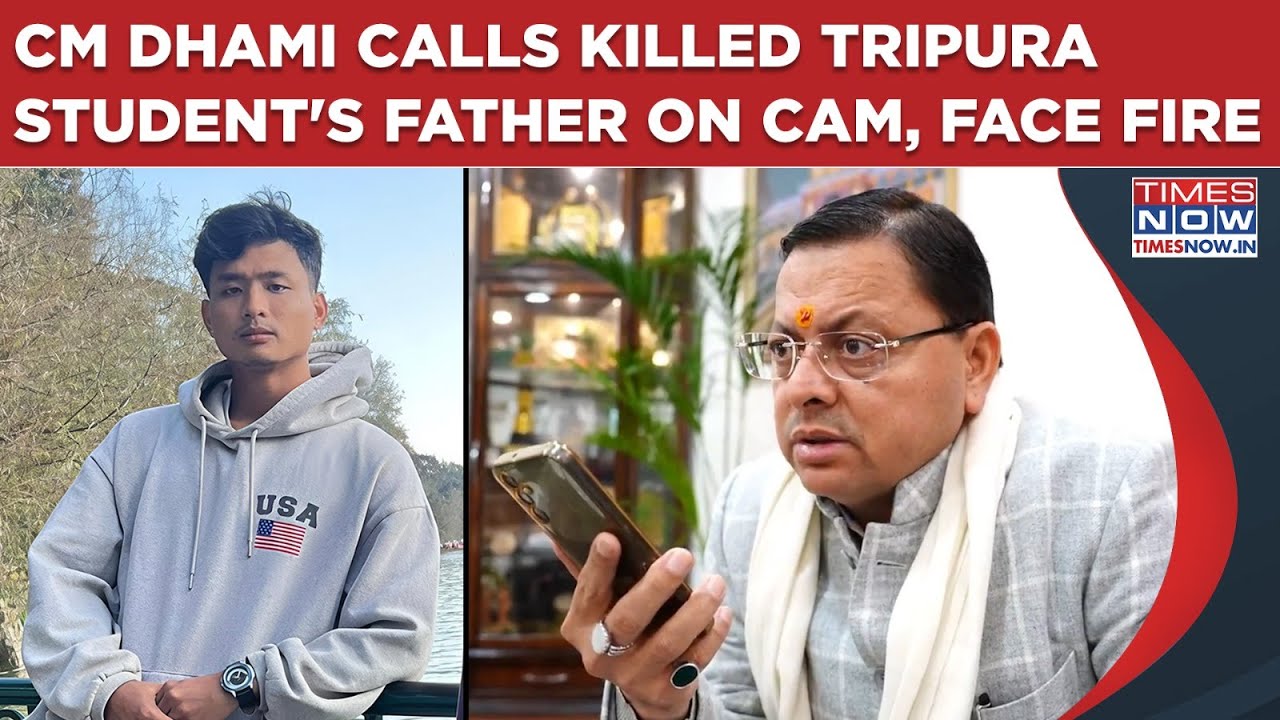Uttarakhand CM Calls Tripura Student Angel Chakma's Father On Cam, Faces Priyanka Chaturvedi’s Fire