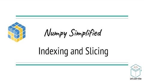 Numpy tutorials | 1D Array Indexing and Slicing Explained | AI Simplified