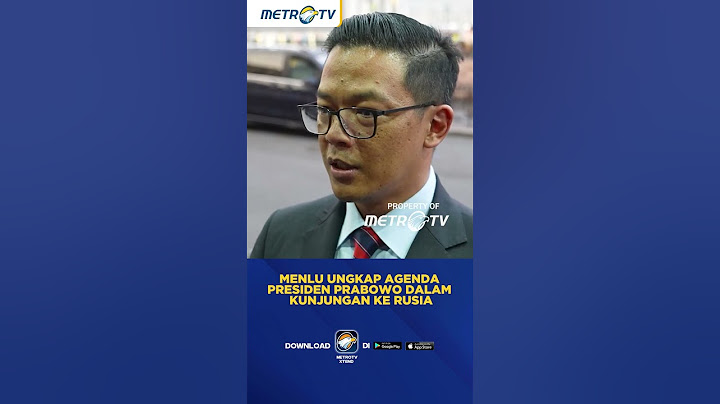 Menlu Ungkap Agenda Presiden Prabowo Dalam Kunjungan ke Rusia #shorts