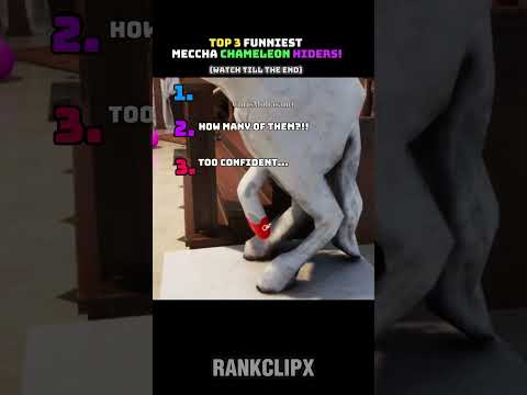 TOP 3 Funniest Meccha Chameleon Hiders! #shorts #ranking #mecchachameleon #funny #gaming #clips
