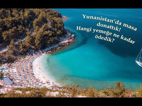 Thassos'ta bir akşam yemeği ücreti ne kadar?