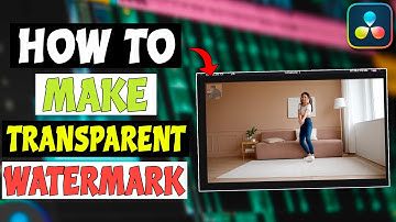 How To Make Transparent Watermark In Davinci Resolve