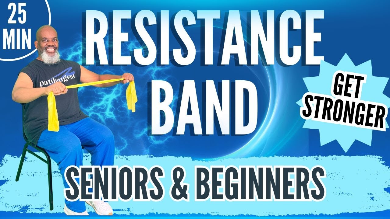 Get STRONGER in 25 Min with Resistance Band Workout for Seniors - YouTube