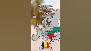 All territories ever occupied by Bulgaria #europe #shorts #map #geography #europe #mapping