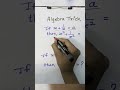 Find the answer 🤞 Algebra Questions | Math Magic #short #shortsvideo #maths