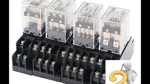 Cấu tạo và nguyên lý hoạt động của Rơ le trung gian.