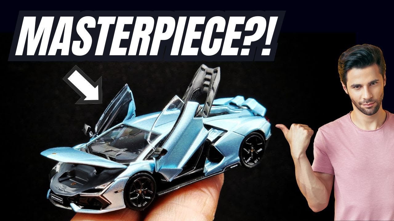 Hung Hing Toys 1/64 ランボルギーニ　レヴェルト　フル開閉 MASTERPIECE in 1:64 scale? - Lamborghini Revuelto and SCV12 by