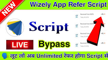 💥 Wizely Unlimited Refer Bypass Script || Wizely App One Divise Refer Trick || Earn Instant Upi Cash