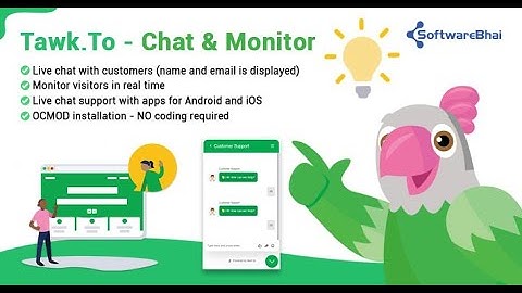 How to Add Tawk.to Live Chat in OpenCart | Free Module + Easy Integration (2025) | SoftwareBhai Tech