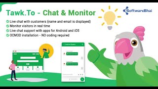 How to Add Tawk.to Live Chat in OpenCart | Free Module + Easy Integration (2025) | SoftwareBhai Tech
