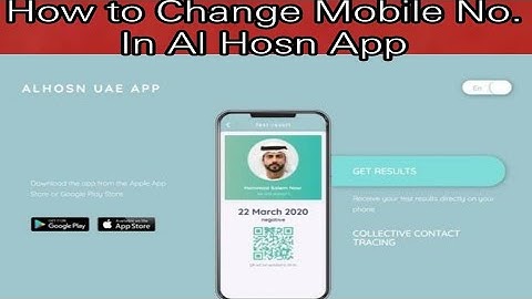 How to Change Al Hosn app Mobile Number|how to Add new Mobile No. in Al Hosn app