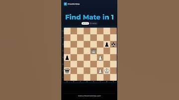 99% of Players Overthink This Simple Checkmate, But The Move is Obvious! | Mate in 1 #shorts #chess