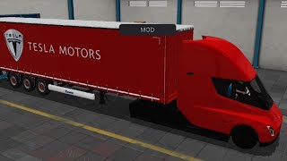 Bussid Truck Tesla Semi Support Trailer Mod | Bus Simulator Indonesia Gameplay Part 30 #bussid